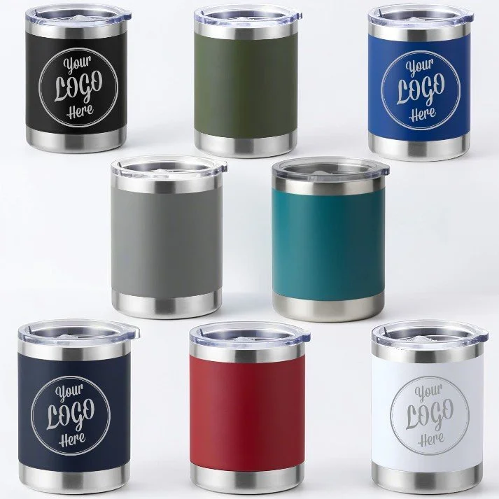 10oz. Lowball Tumbler – Custom Laser Engraved