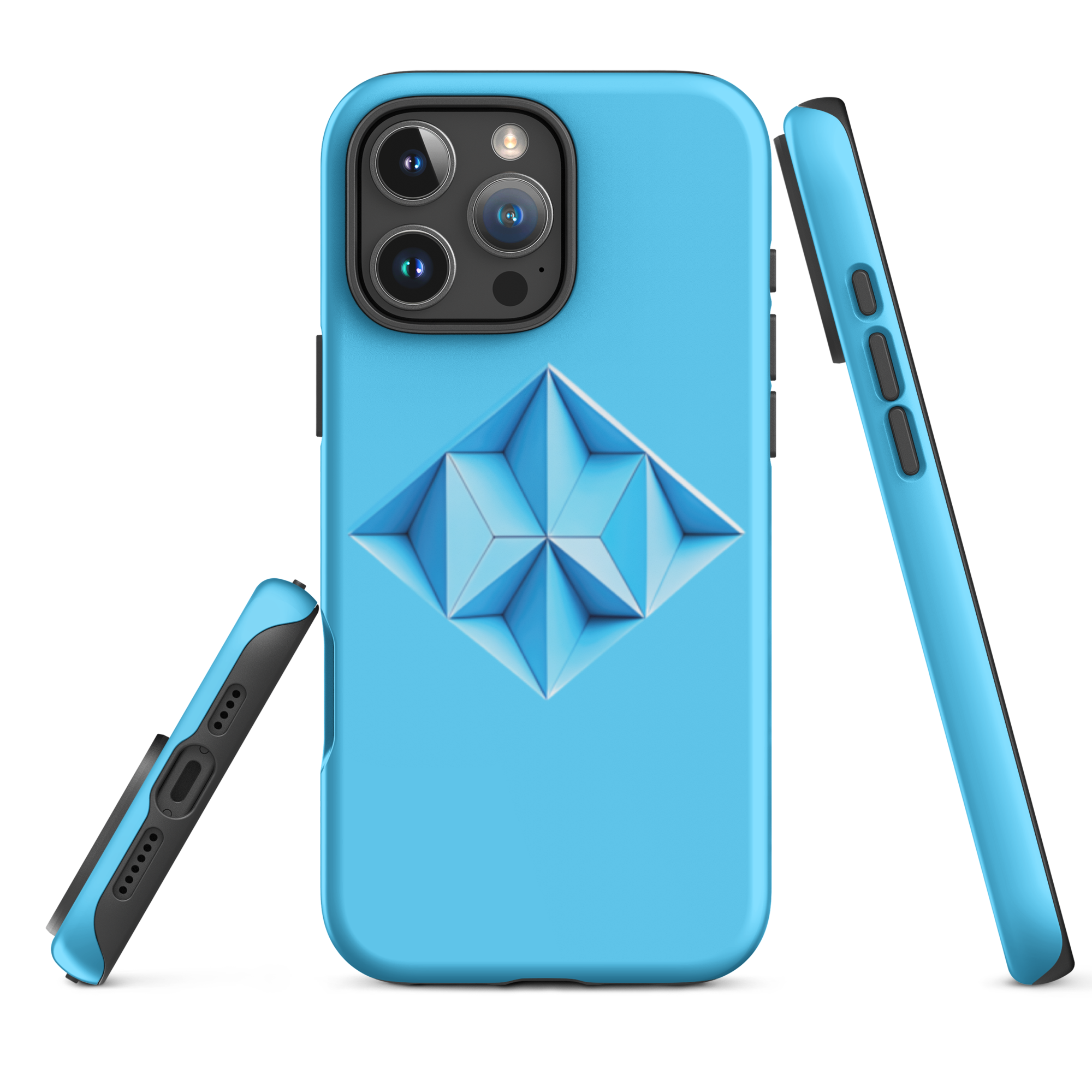 Blue phone case