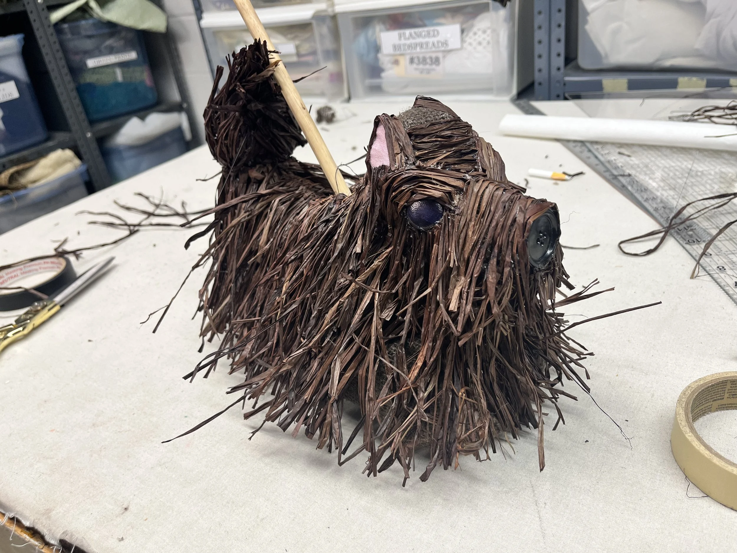 Raffia Dog