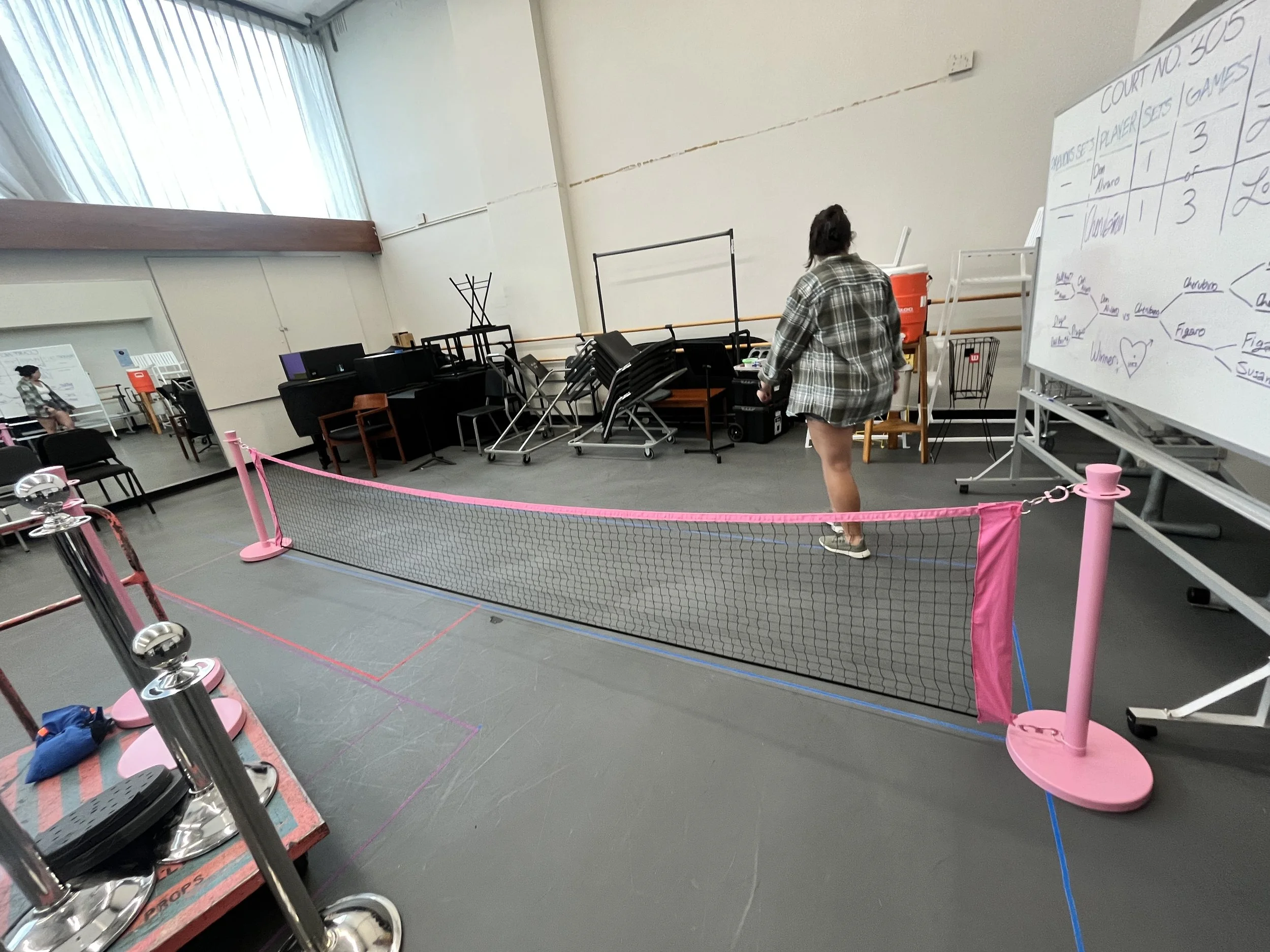 Pink Tennis Net
