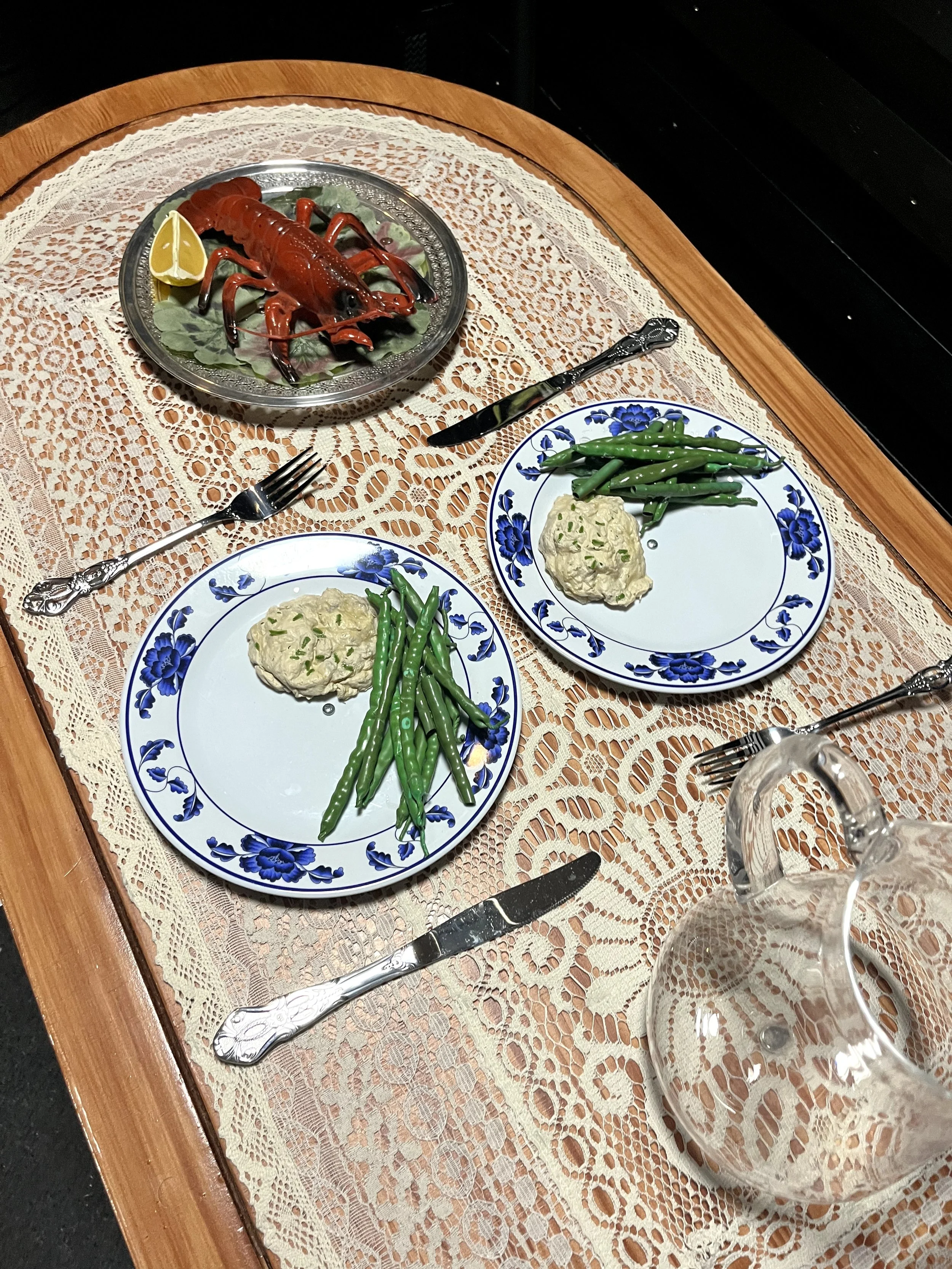 Mashed Potatoes and Greenbeans