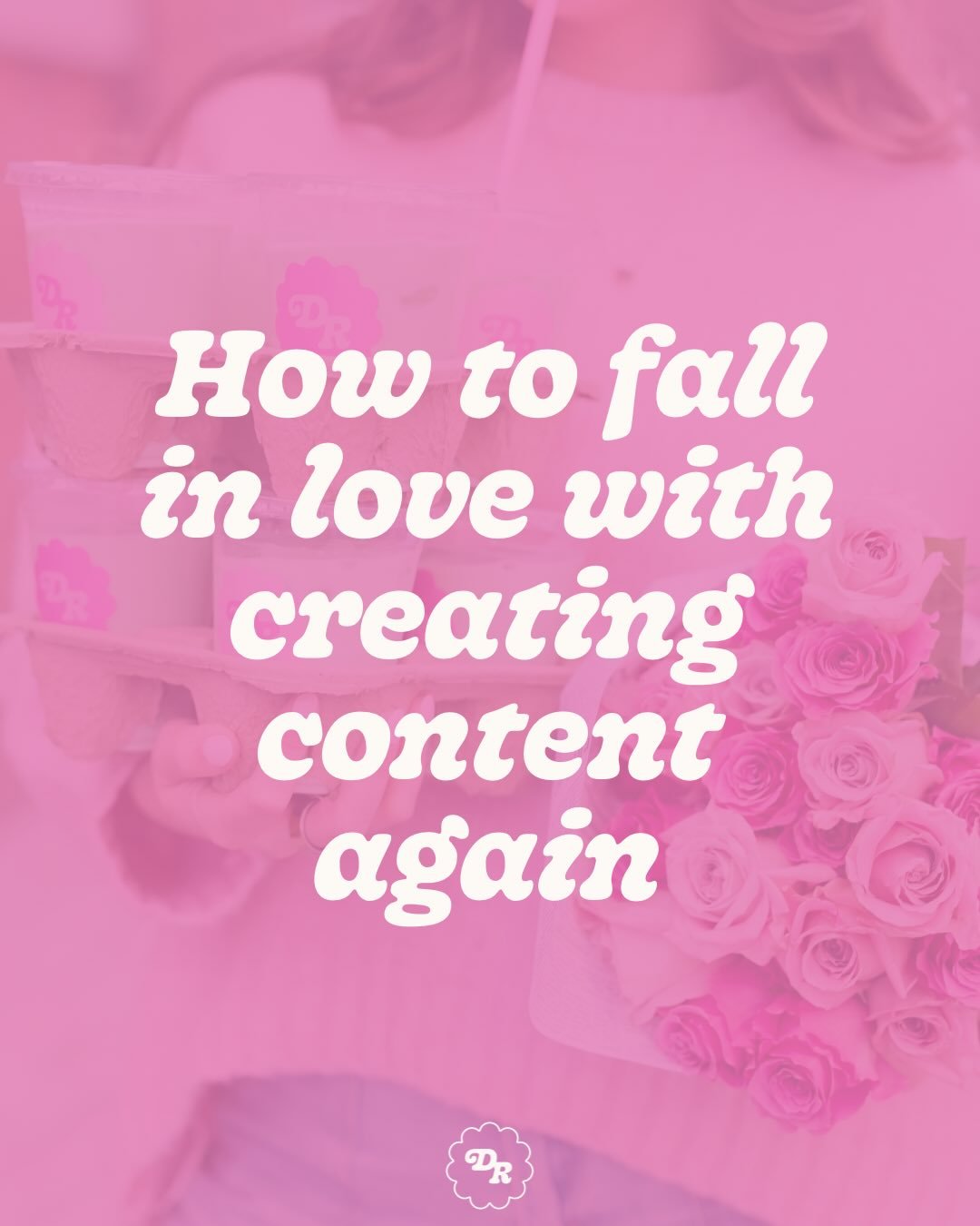 I know you don&rsquo;t actually hate creating content&hellip; you just hate overthinking it 🧐

Most business owners burn out because they think every post needs to be revolutionary.

It doesn&rsquo;t.

If you want to fall back in love with content, 