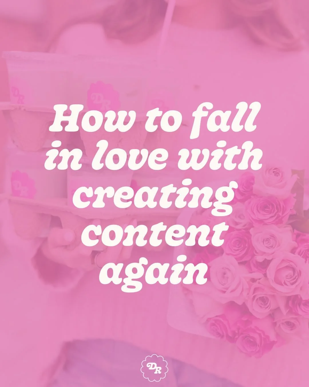 I know you don&rsquo;t actually hate creating content&hellip; you just hate overthinking it 🧐

Most business owners burn out because they think every post needs to be revolutionary.

It doesn&rsquo;t.

If you want to fall back in love with content, 