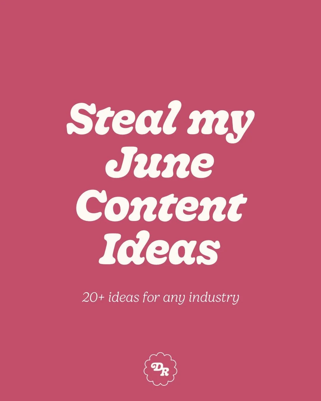 Your June content handled 👀

I got you because &ldquo;I&rsquo;ll figure out what to post later&rdquo; is not a strategy.

Save this post + use these ideas to:
✨ stay consistent without burnout
✨ boost engagement
✨ attract the right people
✨ set your