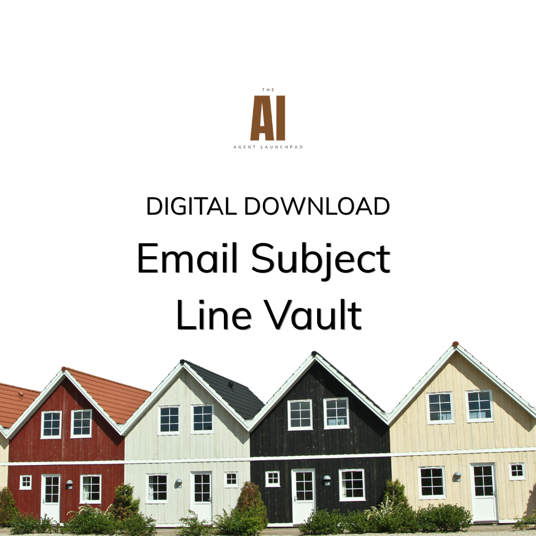 Real Estate Email Subject Line Vault