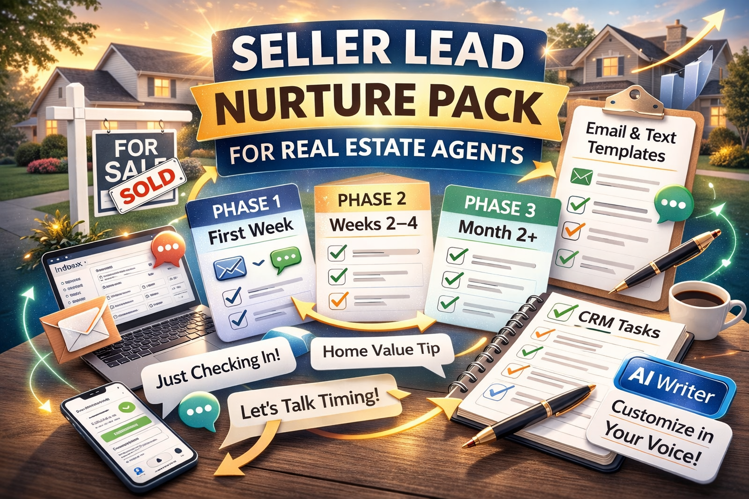 Seller Lead Nurture Pack for Real Estate Agents