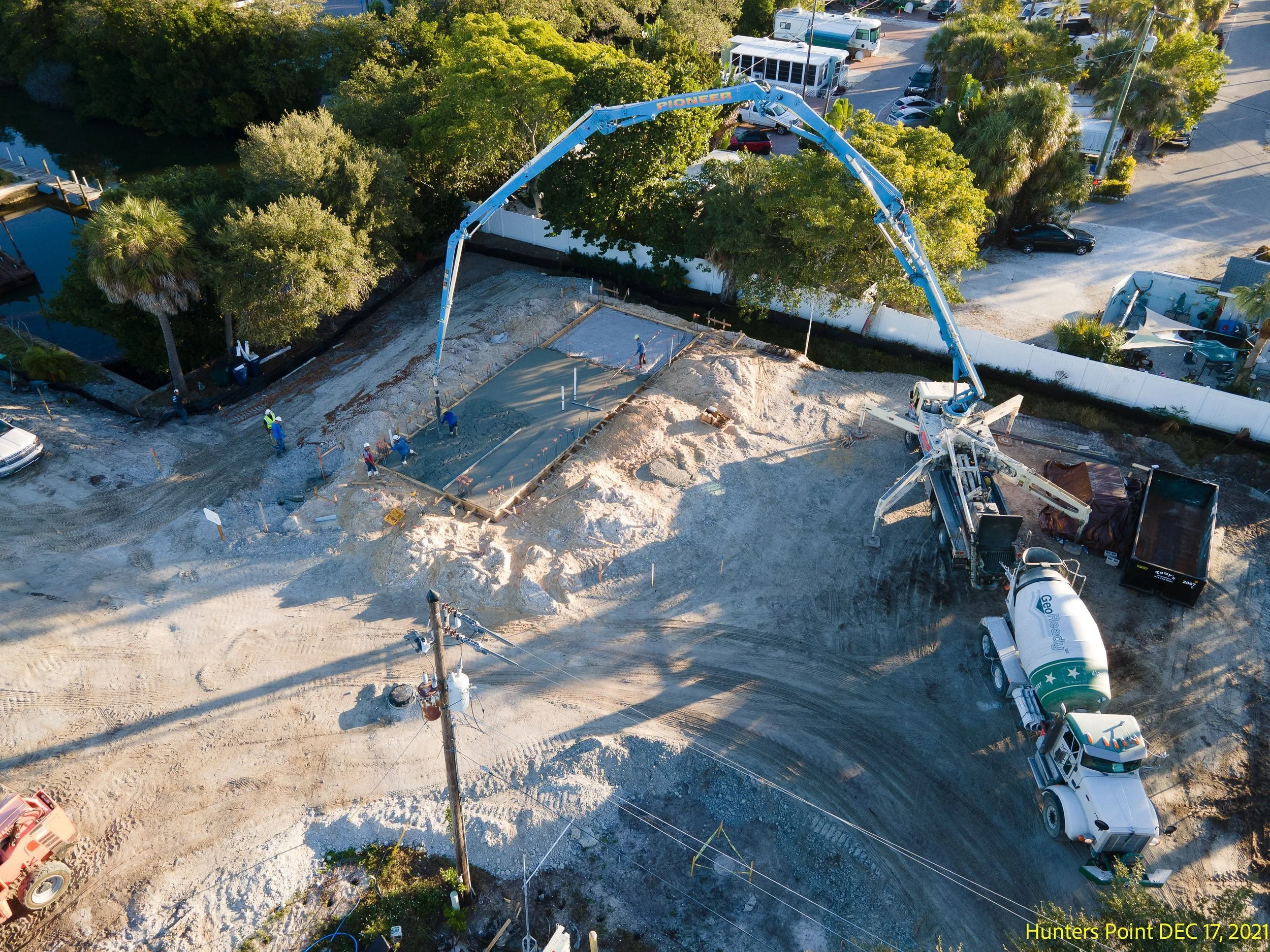 Construction on the First Hunters Point Home is Underway