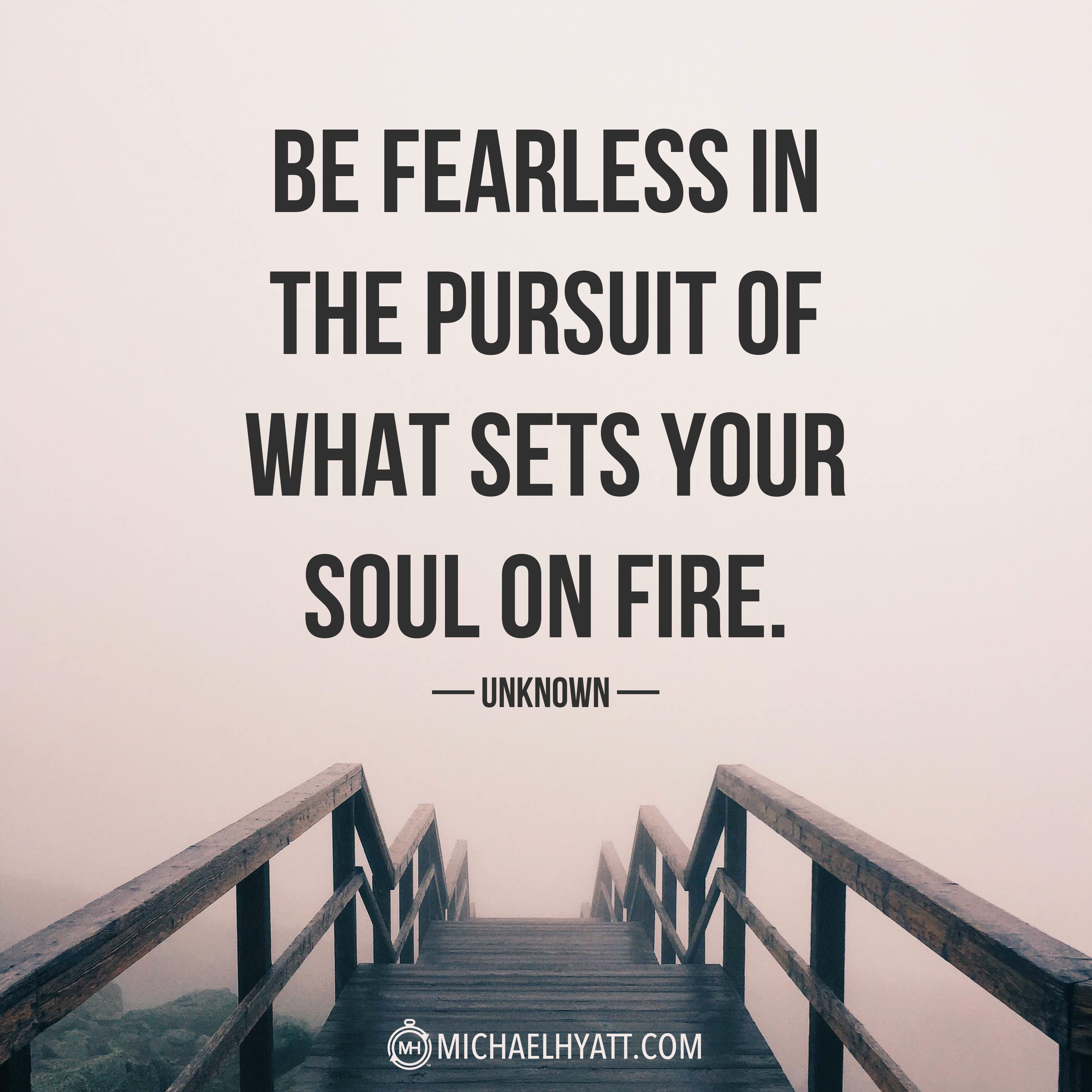 What sets your soul on fire?