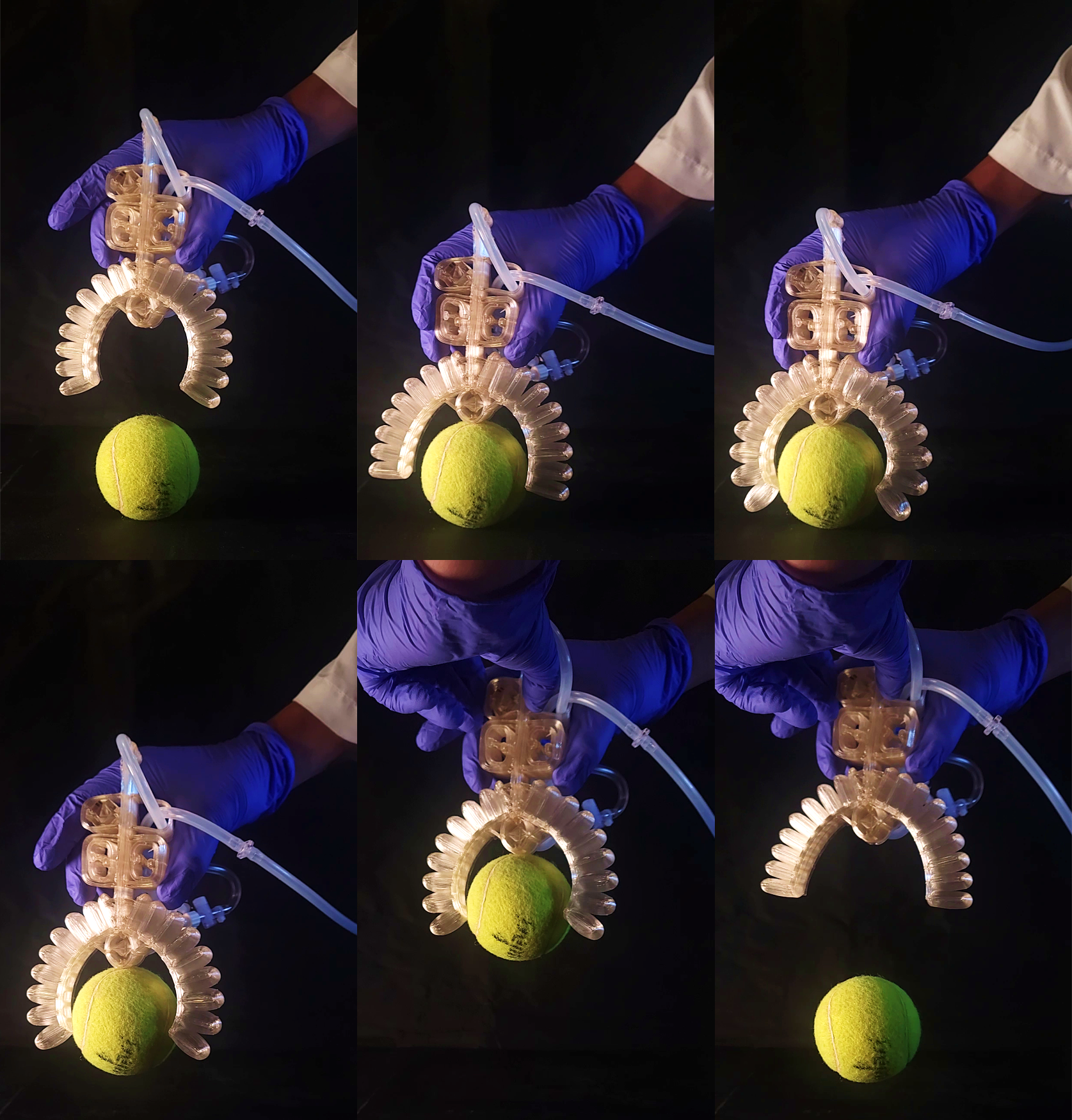 Monolithically Printed Soft Robotic Mechanisms