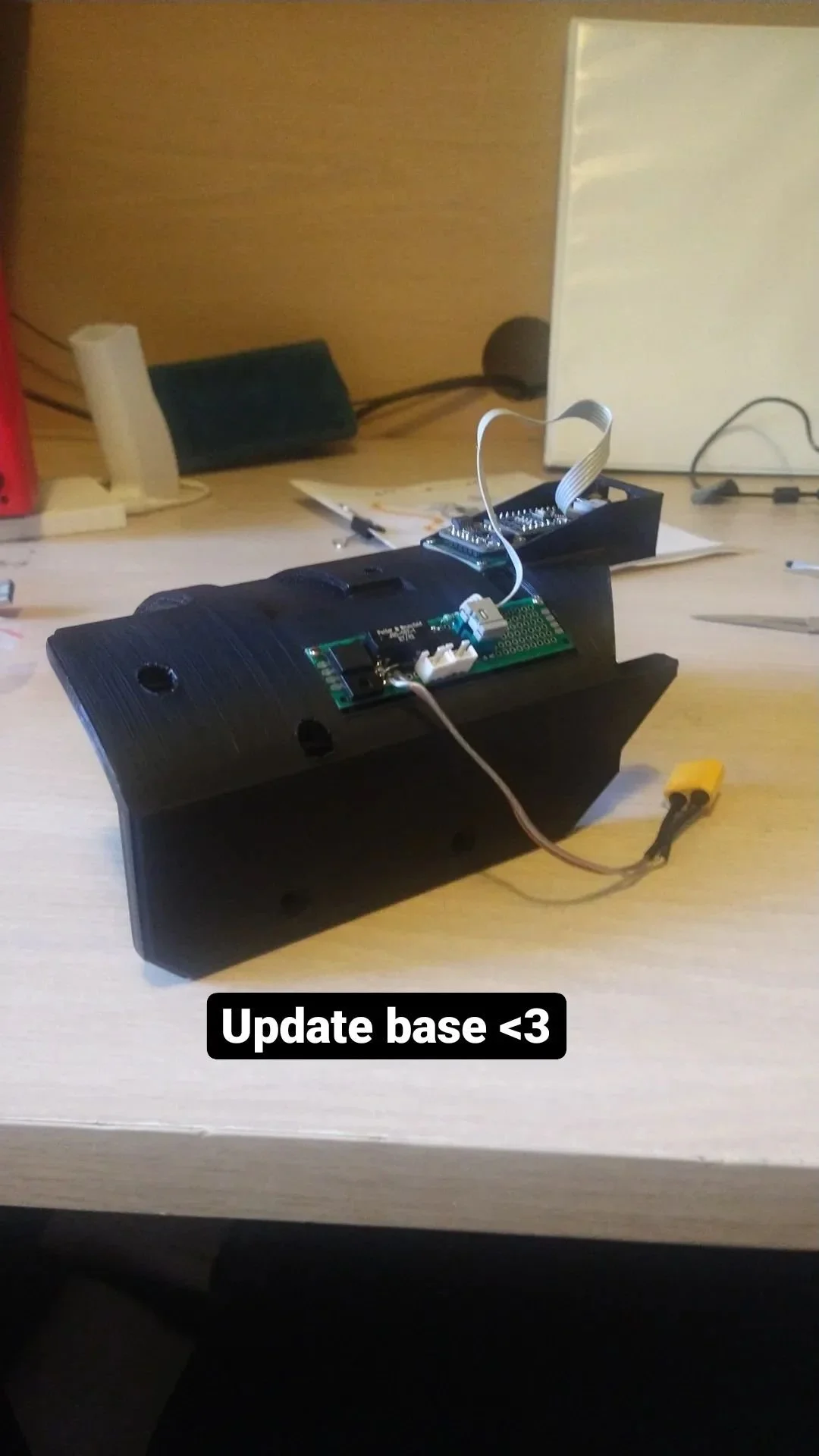 Final redesign build progress.