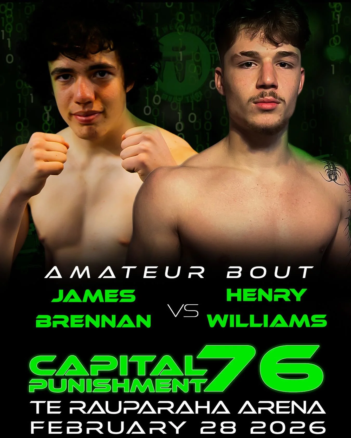 Two young lads are stepping back up to the stage
James has been training hard down here at Fifeshire Ave and Henry is looking for another Steller performance 

Who will take this one? get your tickets now