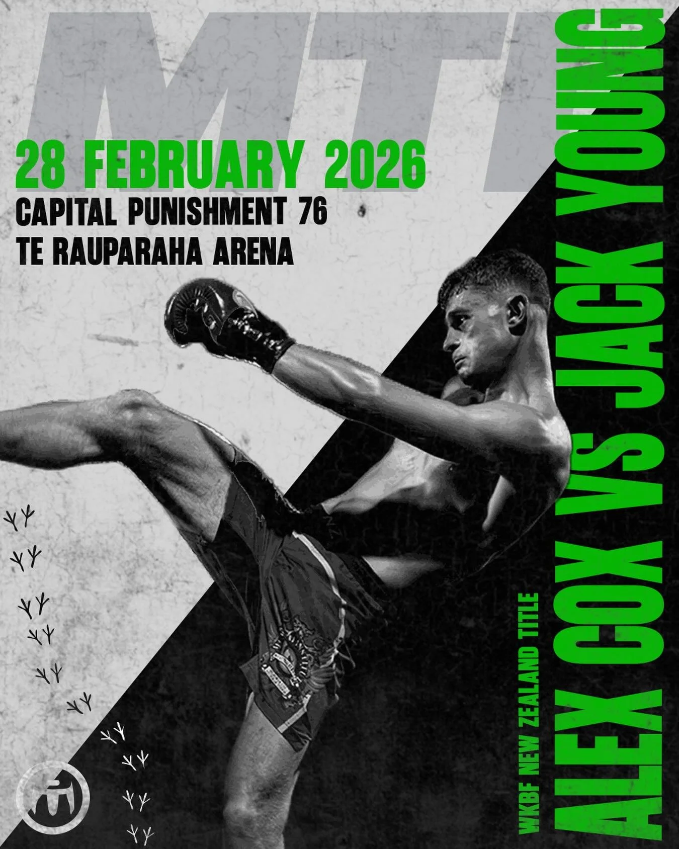 You know we&rsquo;re excited for this main event
MTIs own @alexcox6 takes on @jack.youngg05 of @ngakaunui 

Both lads are gunning for that NZ Title around their waist, you won&rsquo;t want to miss it

Get your tickets now