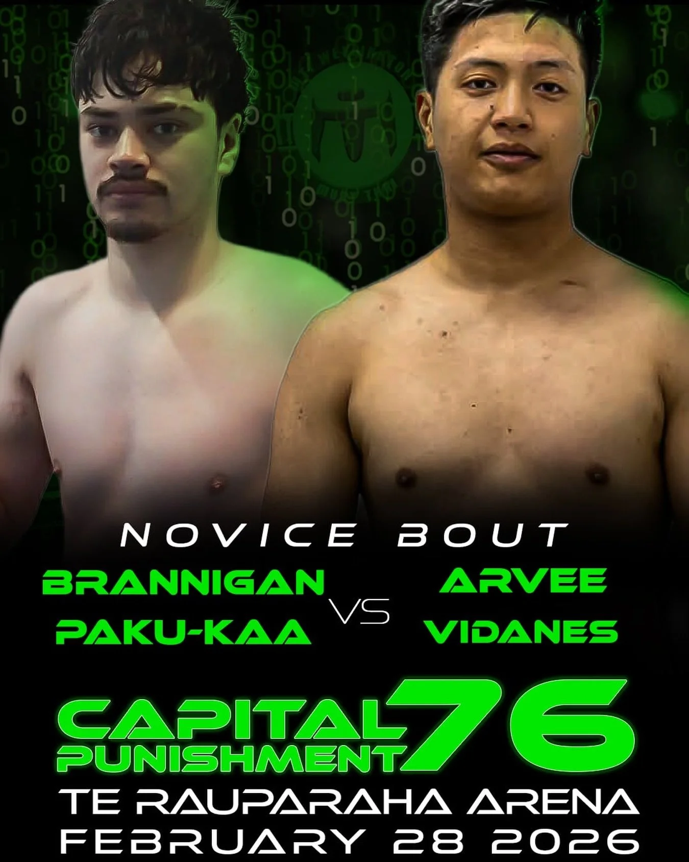 Who doesn&rsquo;t love the novices
Stepping up for his first time fight Bran from Unity Fitness will be taking on someone we loved on our last show Arvee from Art of Combat

Both lads have worked hard and will come to play, get your tickets now link 