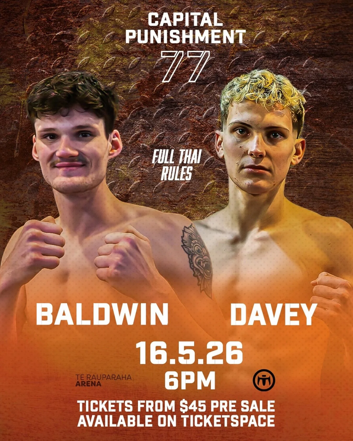This one&rsquo;s a fight we&rsquo;ve been waiting a while for!

Originally matched up on 75 finally rescheduled we&rsquo;ll see Markus Baldwin take on Callum Davey

Get your tickets now to see who will take this long awaited W