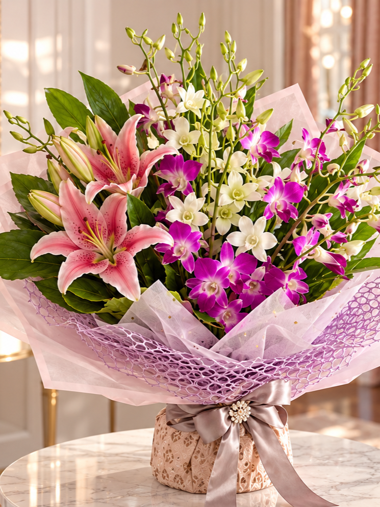 Luxury+Orchid+and+Lily+Bouquet+in+Boutique+Vanity.png