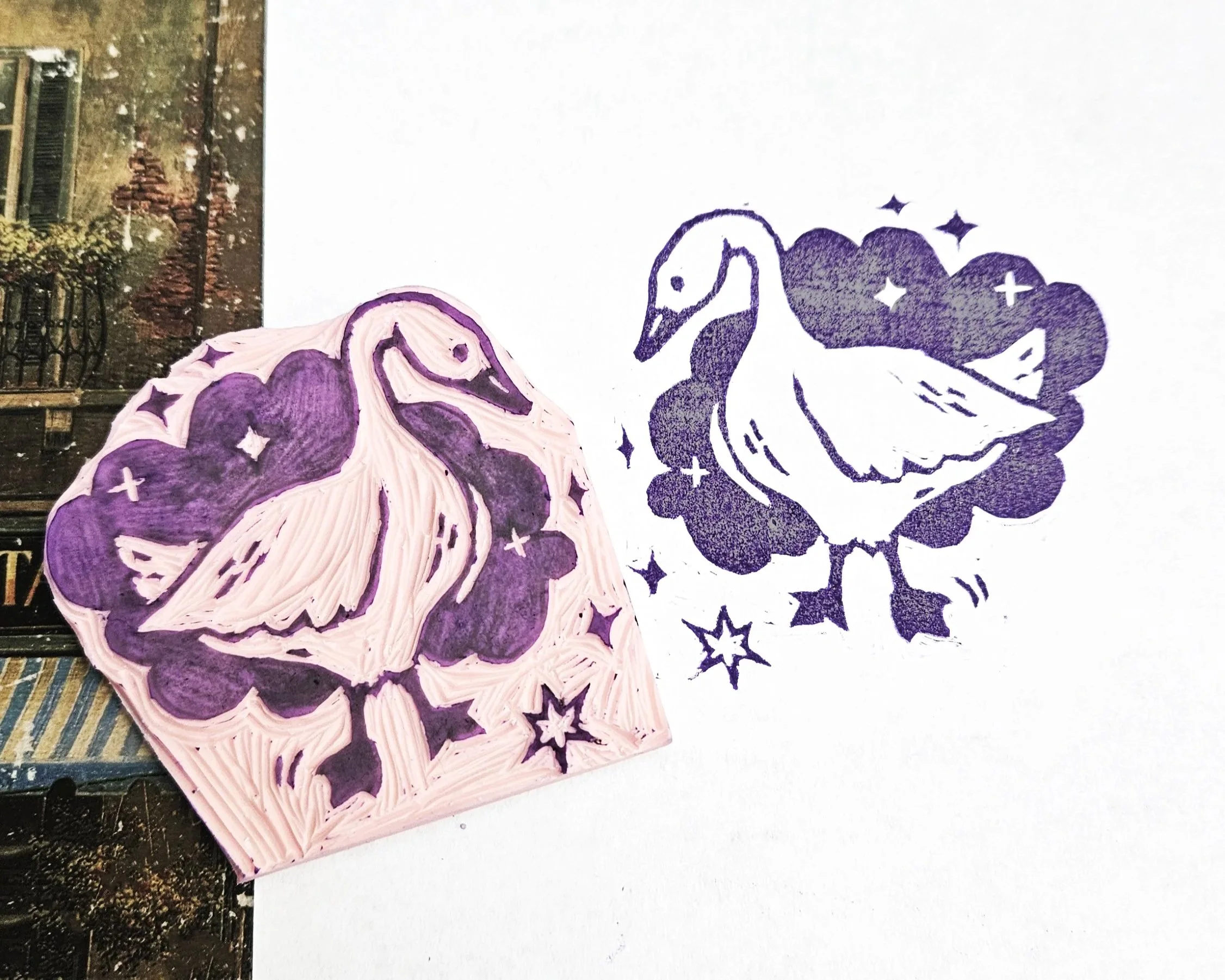 Linocut_MagicGoose_5x4.jpg