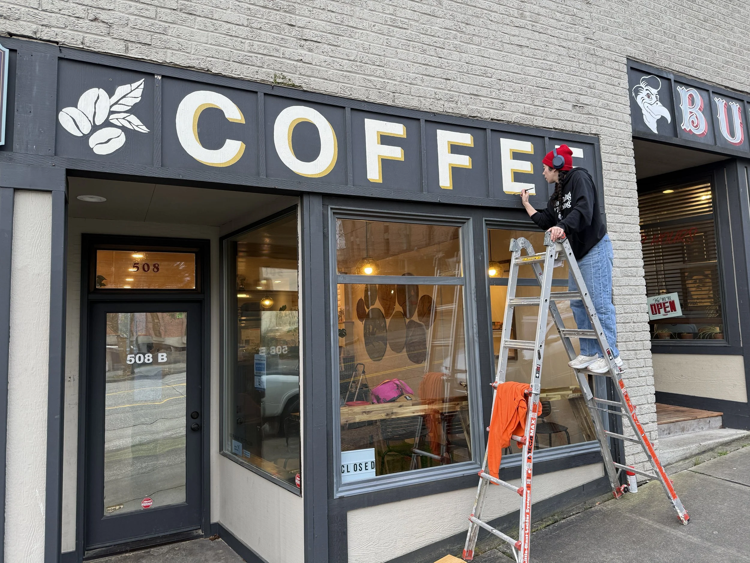 Painting the shadows. 