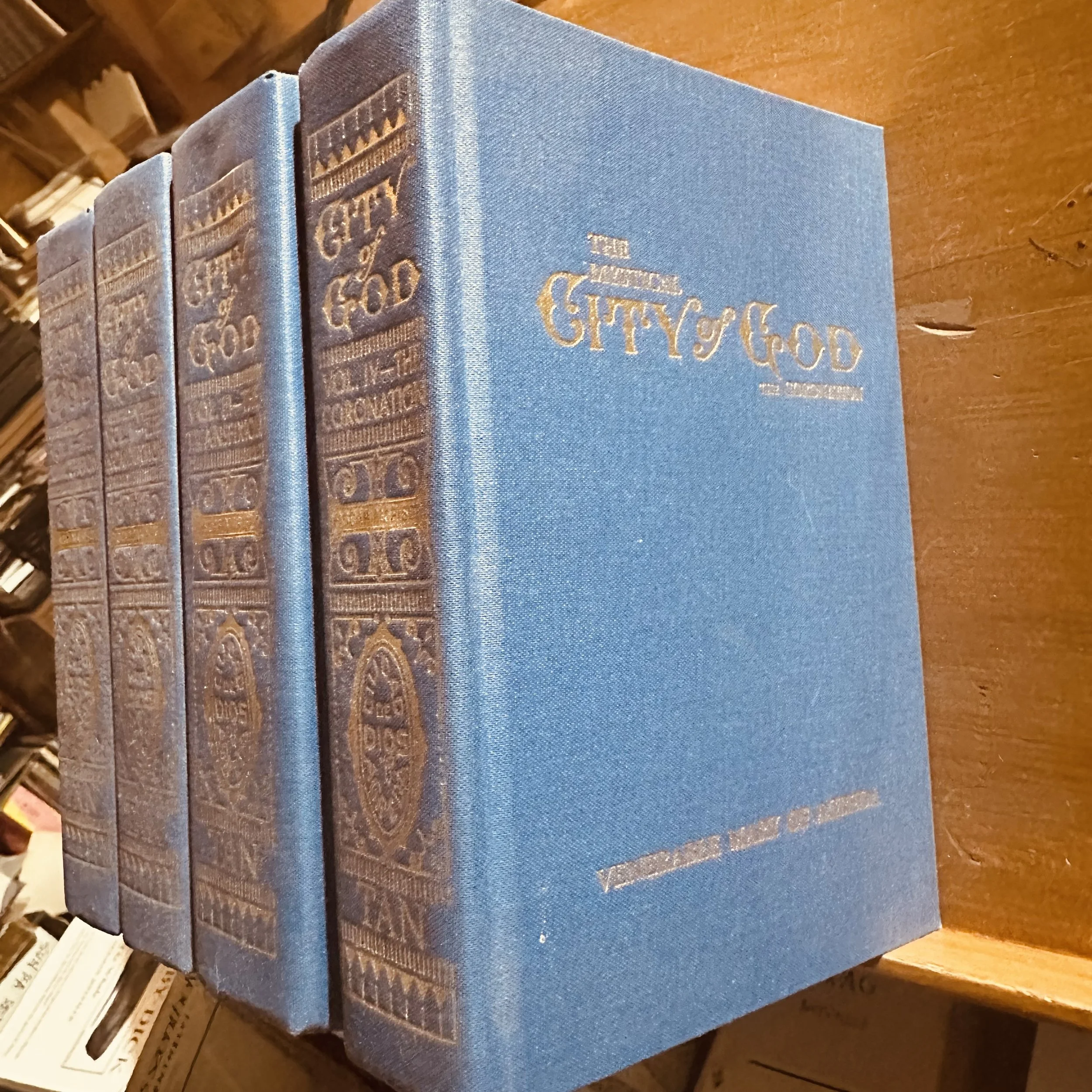 The Mystical City of God four volume set by Venerable Mary of Jesus of Ágreda