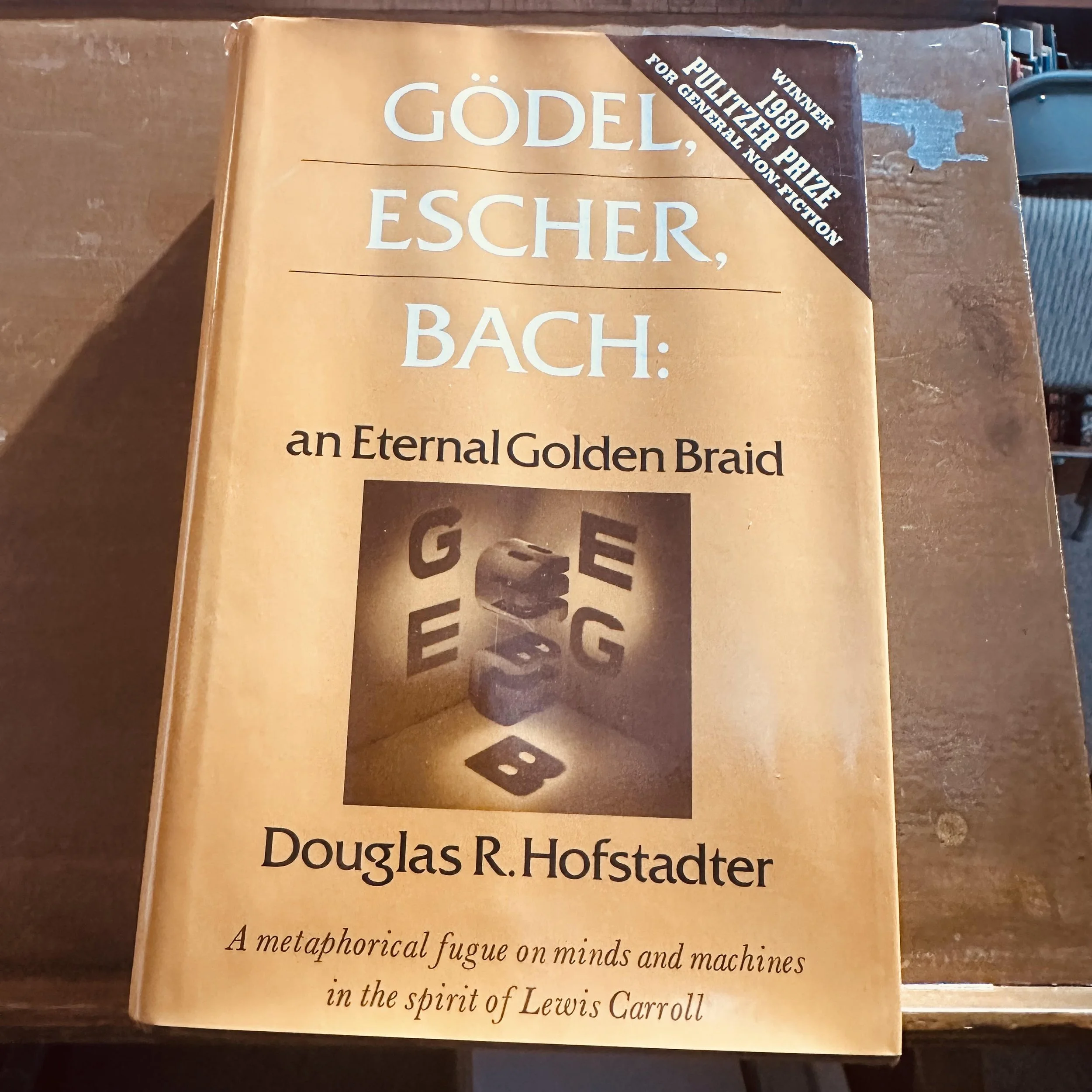 Gödel, Escher, Bach: an Eternal Golden Braid by Douglas R. Hofstadter signed