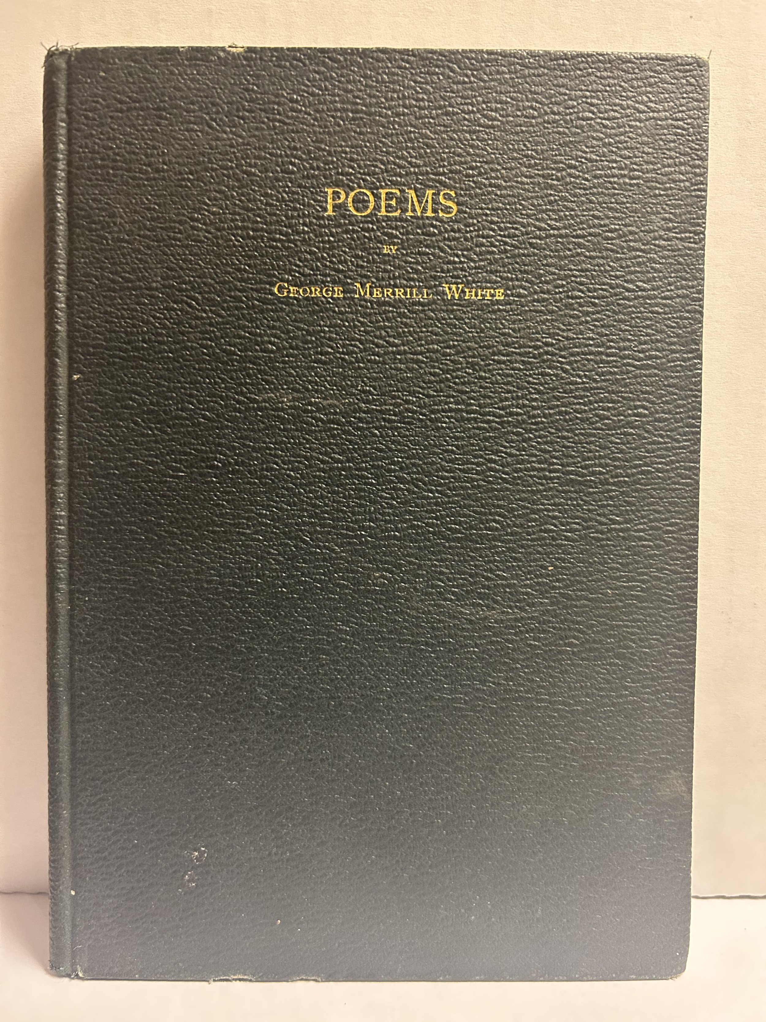 Poems by George Merrill White