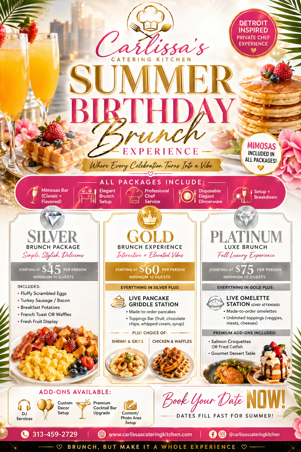 Silver Brunch Package  (Simple Stylish & Delicious)
