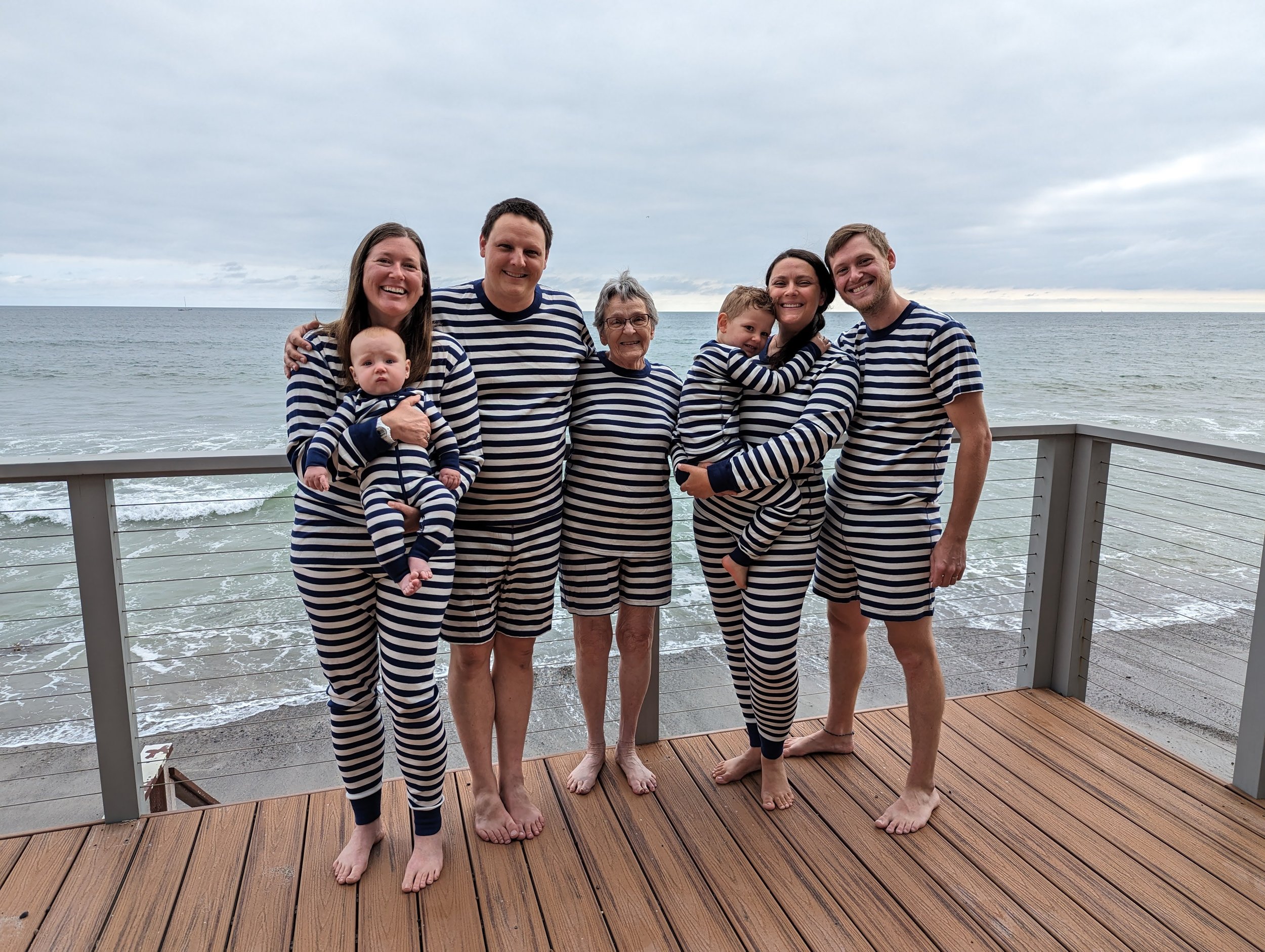 California trip with Auntie, Uncle, Cousin, and Great Grandma.