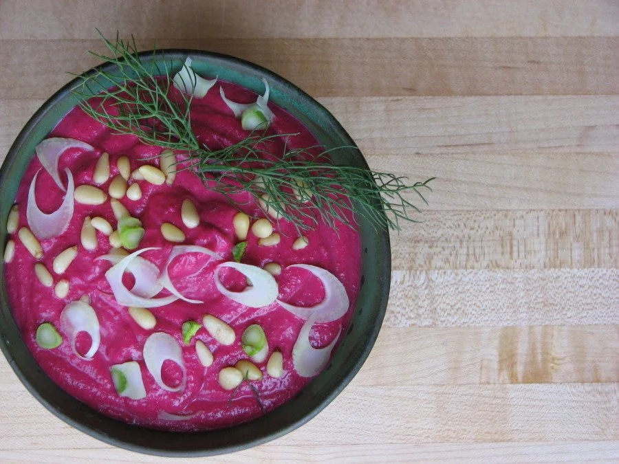 Beet Spread with Fennel and Pine Nuts