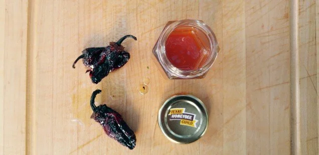 Sweet Potatoes with Local Honey and Smoked Peppers