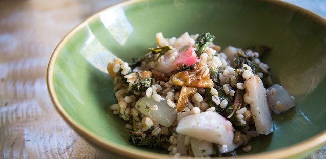 Roasted Turnip and Grain Salad