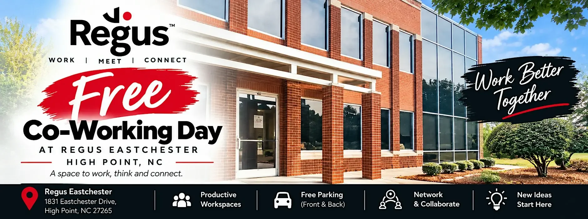 Free Coworking Day at Regus Eastchester