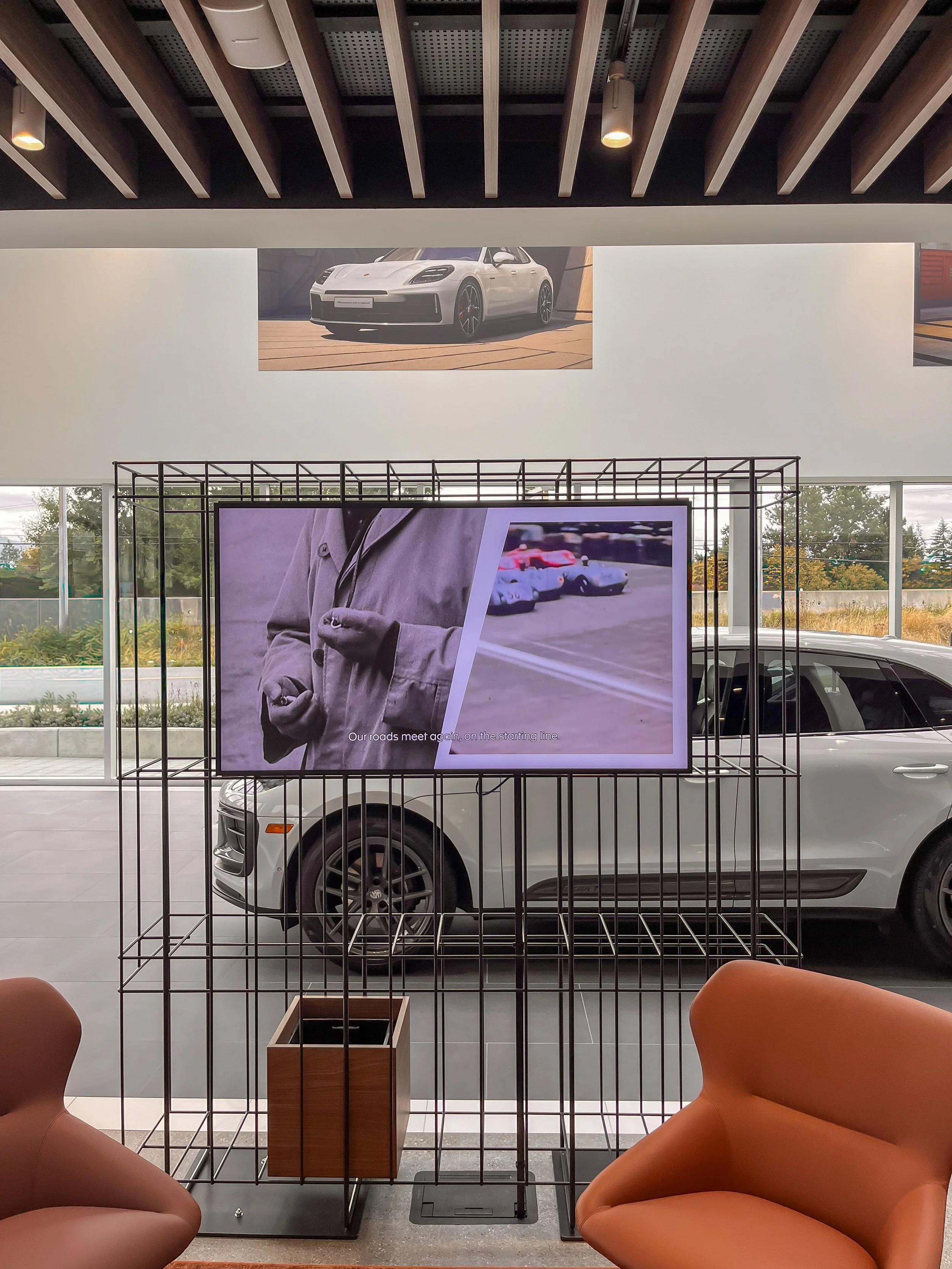 TV Display Porsche Nanaimo