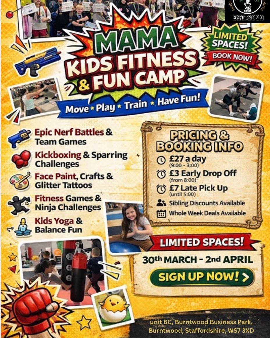 🐣 EASTER HOLIDAY CAMP &ndash; LIMITED SPACES! 🐣

Looking for something fun, active, and engaging for your children this Easter?

Our Easter Holiday Club is packed with exciting activities for ages 6&ndash;14 and is the perfect way to keep kids acti