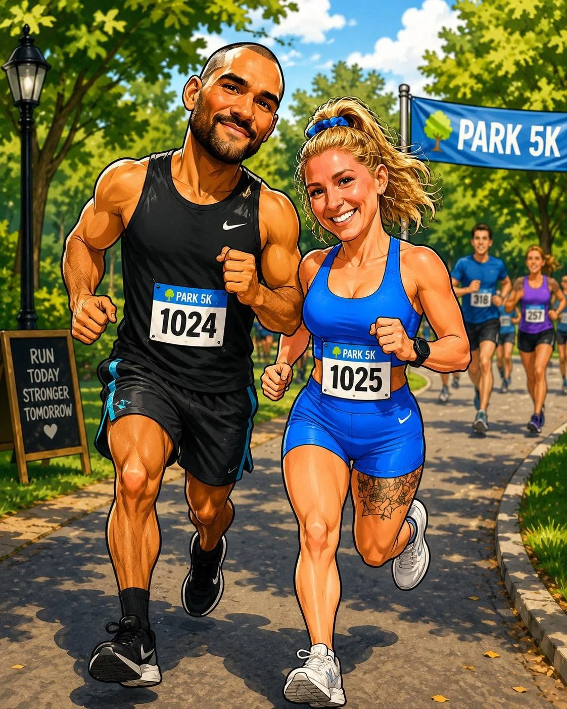 FUN FACT&hellip; running acts as a natural anti- depressant 

So come and join us July 19th at Birmingham&rsquo;s running festival; Sutton Park

Hannah will be running the HALF MARATHON 👌🏻👌🏽

Ben will be running the 10 alongside Meg and Harrison?