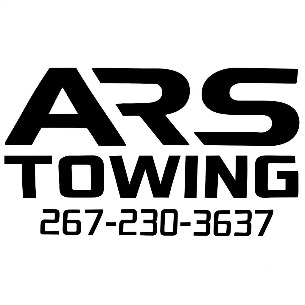 ARS Towing flatbed tow truck providing 24/7 emergency vehicle towing in Horsham, PA