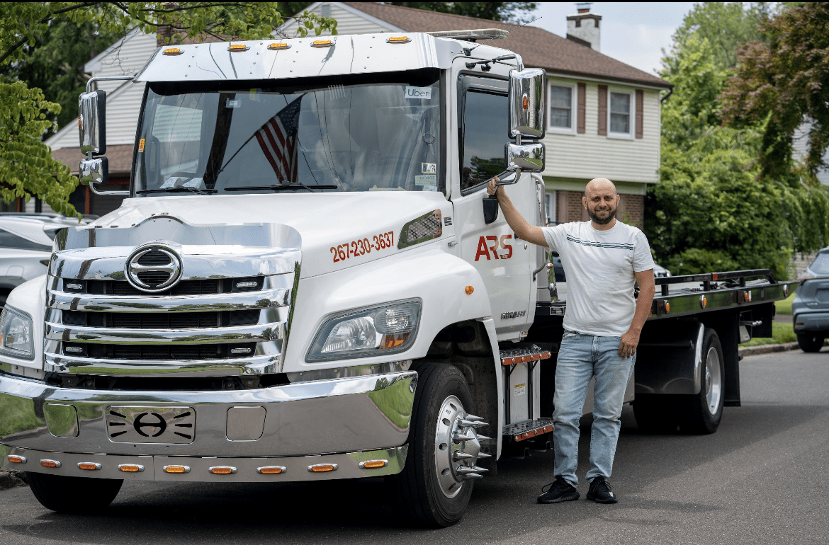 ARS Towing professional team and flatbed tow trucks based in Southampton, PA