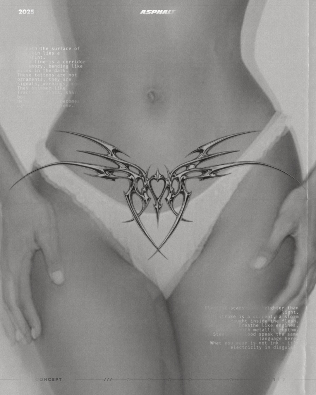Tribal tattoo design by Dmytro Shcherbakov