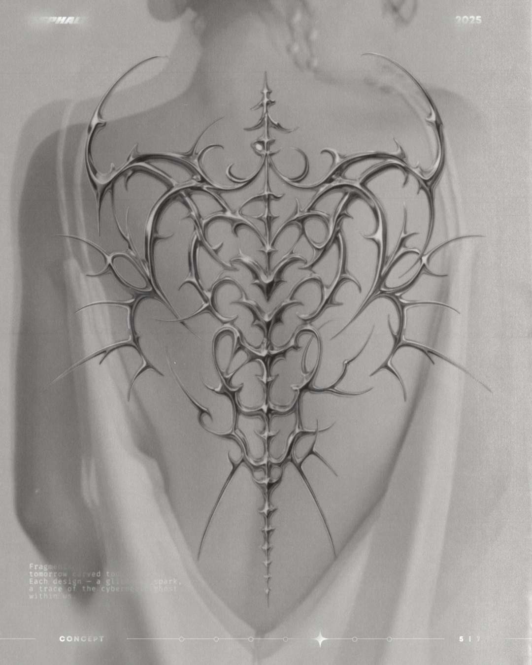 Tribal tattoo design by Dmytro Shcherbakov