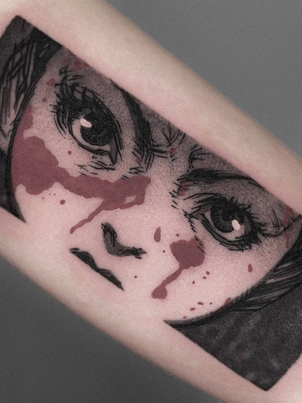 O-Ren Ishii from Kill Bill movie tattoo by Dmytro Shcherbakov