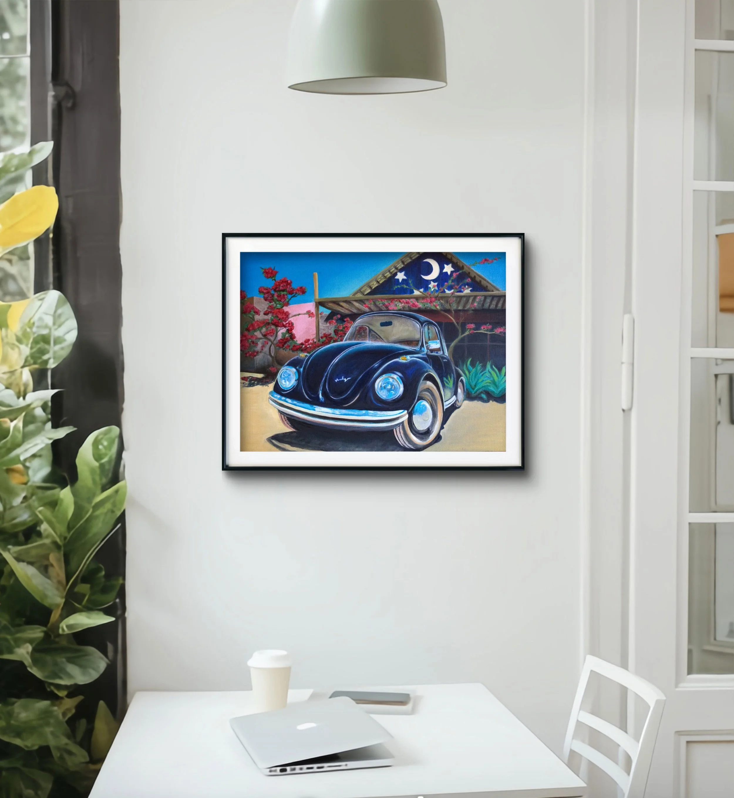 framed, baja bug.jpg