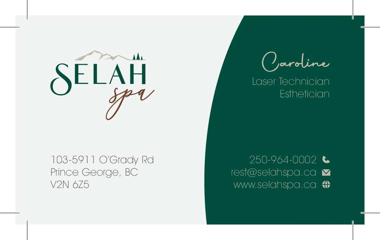 We design business cards, appt cards, rack cards, etc.
