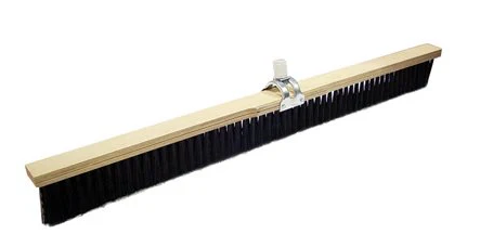 36-inch concrete finish brush with styrene bristles and handle socket for creating textured concrete surfaces, available for rent at McKinleyville Ace Home & Garden Center.