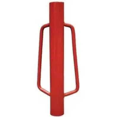 Manual post driver tool with steel body and side handles for driving fence posts, available to rent at McKinleyville Ace Home & Garden Center.