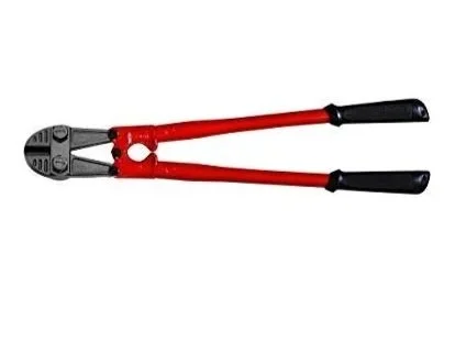 Heavy-duty bolt cutters with long handles for cutting chain, wire, and padlocks, available to rent at McKinleyville Ace Home & Garden Center.