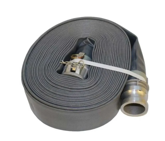 2-inch trash pump discharge hose for directing water away from job sites during pumping, drainage, flood cleanup, and dewatering applications.