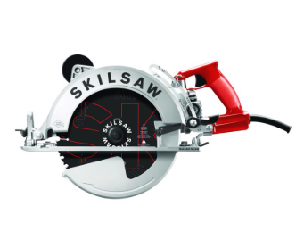 SKIL 15-amp 10-1/4-inch worm drive circular saw with 4,700 RPM motor and adjustable cutting depth, available for rent at McKinleyville Ace in Humboldt County.