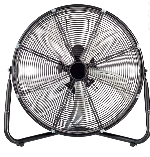 20-inch high-velocity shop fan for improving airflow and ventilation in garages, workshops, job sites, and other large work areas.