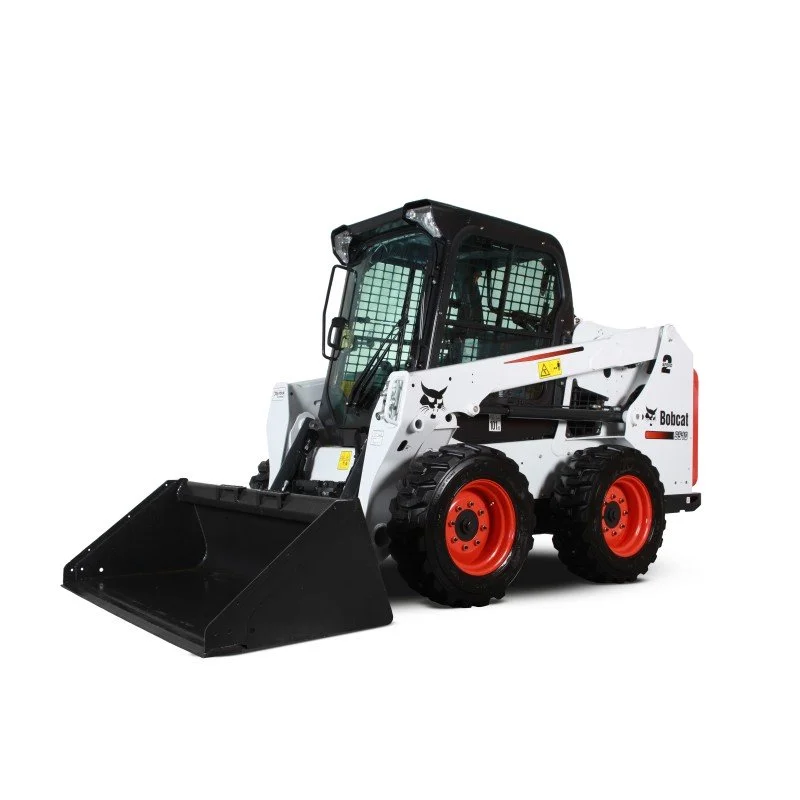 Bobcat S590 skid-steer loader with bucket attachment available for equipment rental in McKinleyville CA