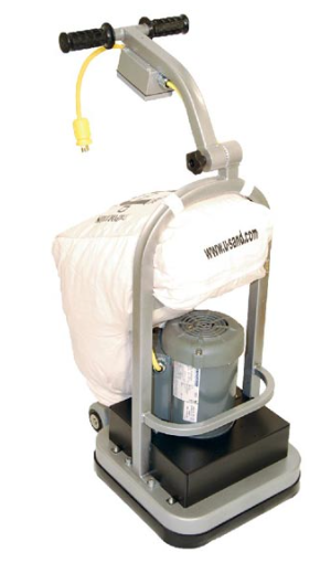 6-inch floor sander with dust collection bag and upright handle, available for rent at McKinleyville Ace Home & Garden Center.