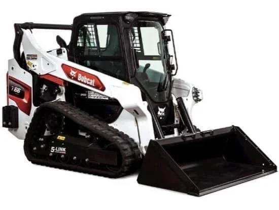 Bobcat T66 compact track loader with front bucket attachment for rental in McKinleyville