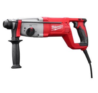 8-amp corded SDS-Plus rotary hammer drill with 1-inch capacity and side handle, available for rent at McKinleyville Ace Home & Garden Center.